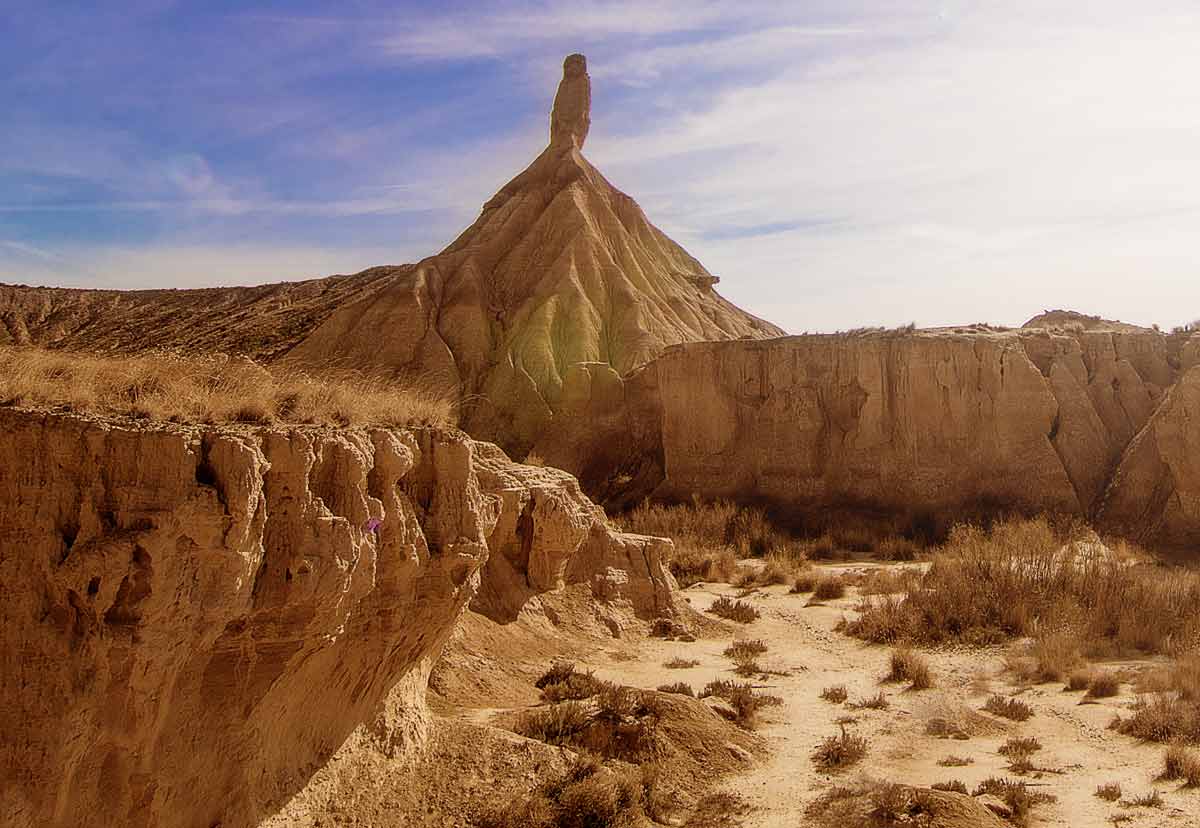 Castil de Tierra, Bardenas Reales, Spanien