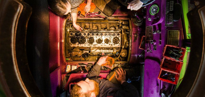 Motorrevision beim Steyr 680