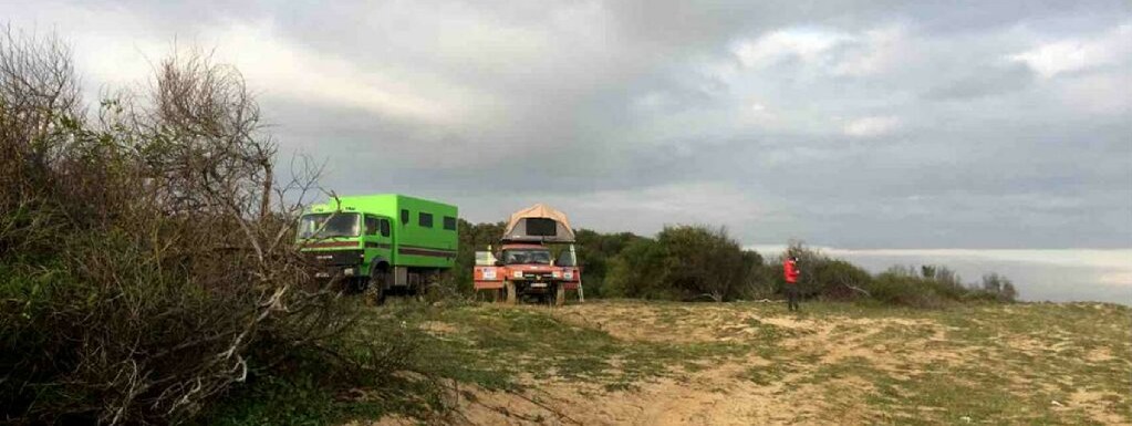 Camp am Strand, Tunesien