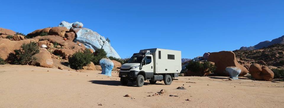 Iveco Daily 4x4 Camper in Marokko