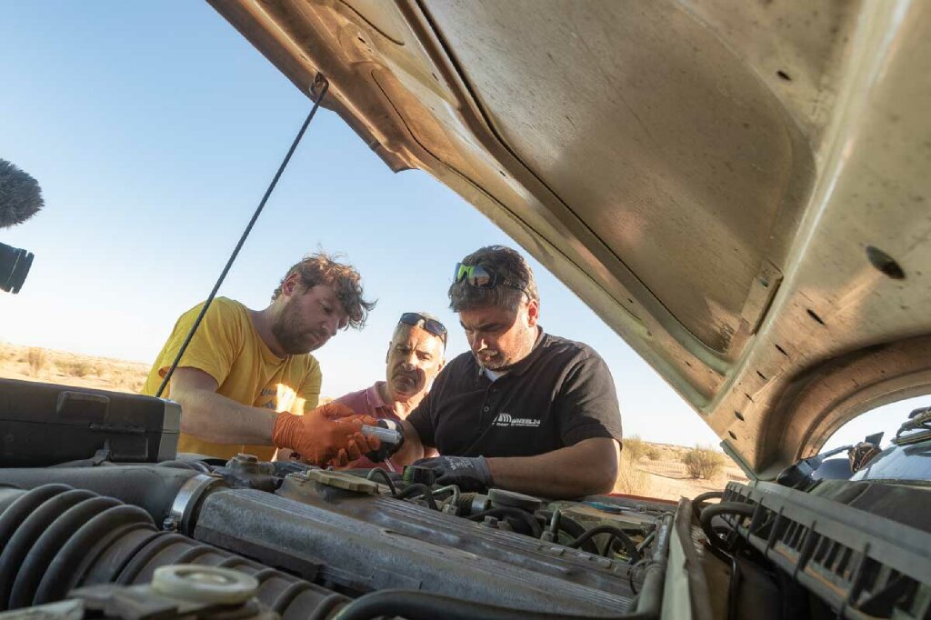 Schnelle Reparatur am Landrover Discovery