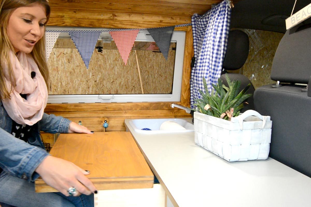 Campervan Selbstausbau - Küche
