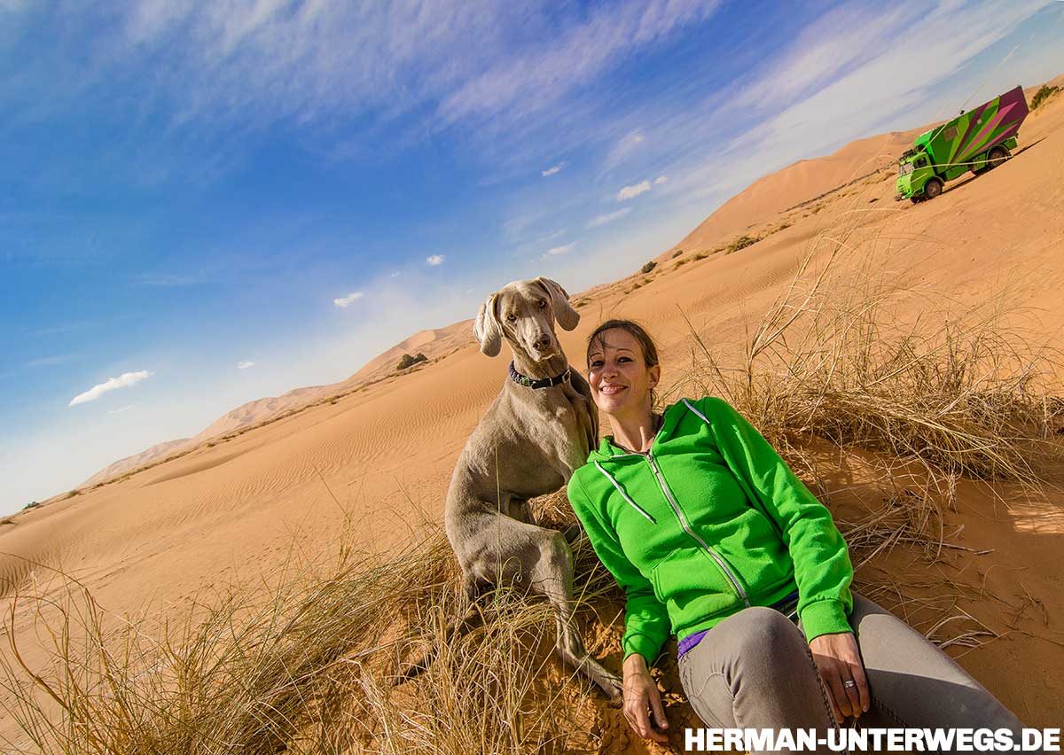 Erg Chebbi mit Wohnmobil
