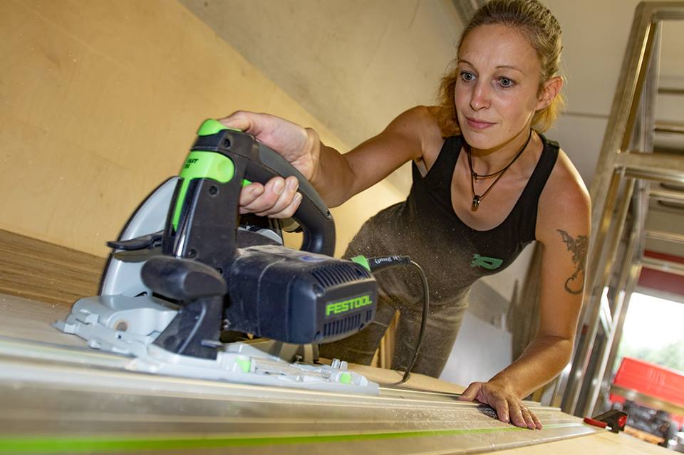 Schreinerarbeiten mit Festool Handkreissäge