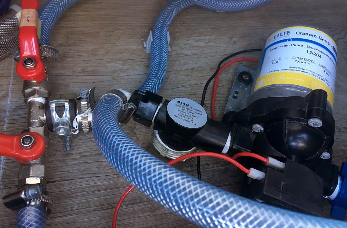 Druckwasserpumpe Wohnmobil