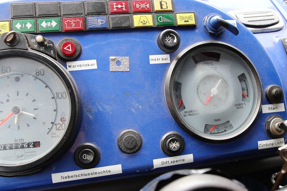 Armaturenbrett Mercedes Benz 911 Rundhauber