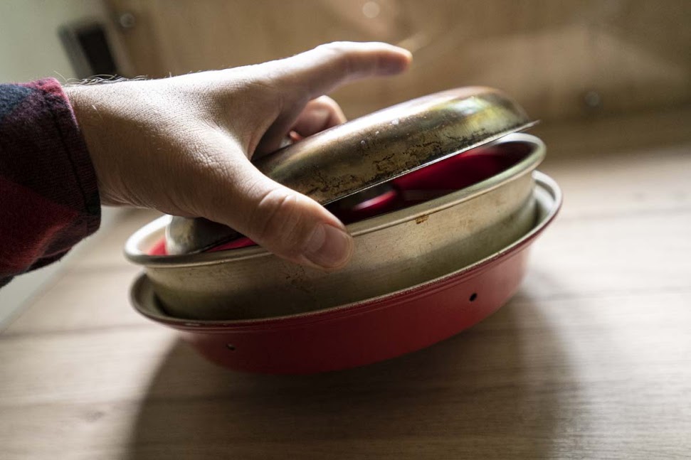 Omnia Backofen platzsparend verstauen