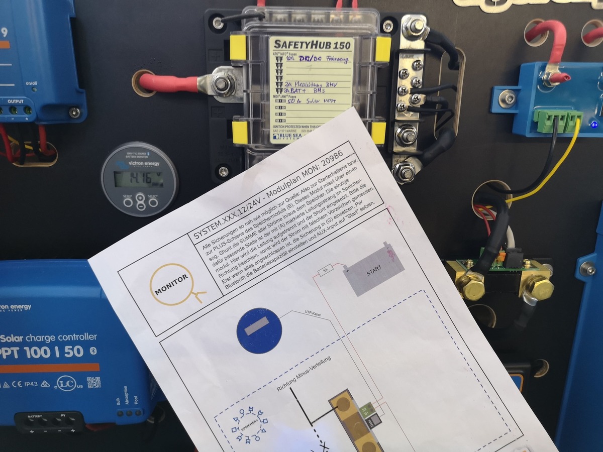 Strommodule mit Anleitung zum Wohnmobil Selbstausbau von Tigerexped