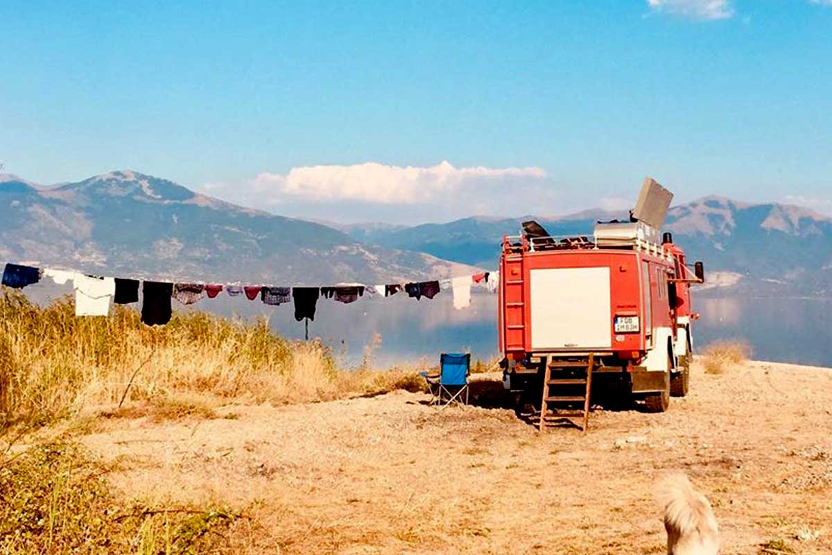 Wäsche waschen im Wohnmobil