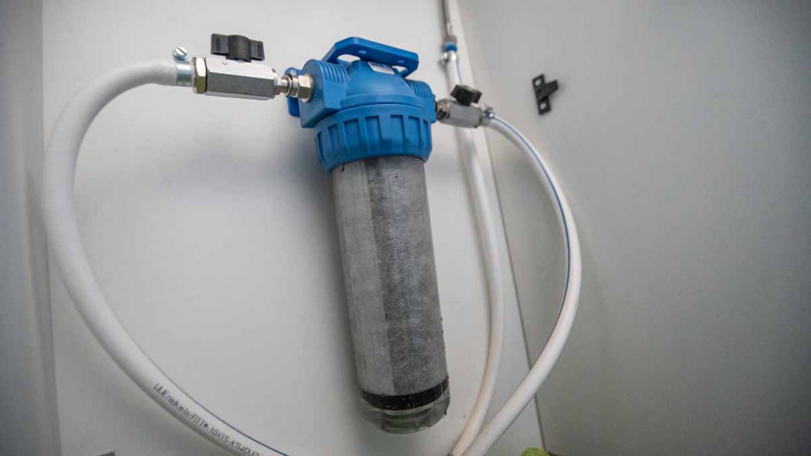 Wasserfilter WM aquatec test im Wohnmobil